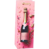  Paper Gift Bag For Champagne Bottle Pastel 35 x 12 x 9 cm | shoptok.hr