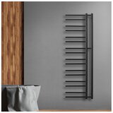  p.m.h. T2B-L - peškirni rebrasti radijator za kupatilo theia 352W 154 cm leva/crna | Eponuda.com