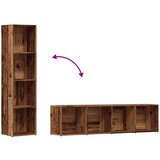 vidaXL Knjižna omara starinski les 36x30x143 cm inženirski les | Shoptok.si