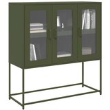  Komoda maslinastozelena 100 5x39x107 cm hladno valjani čelik | shoptok.hr