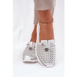 S. BARSKI Ladies Leather Cutout Loafers Made Of Natural Leather D&A | Shoptok.si
