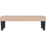  Klupa boja cappuccina 100x30x30 cm od umjetne kože | shoptok.hr
