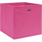  Kutije za pohranu od netkane tkanine 4 kom 28 x 28 x 28 cm roze | shoptok.hr