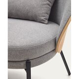 Kave Home Siva/u prirodnoj boji fotelja Eamy – | shoptok.hr