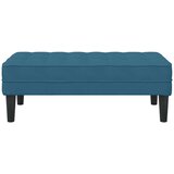  Klupa s jastukom Plava 113 x 57 x 39 cm Baršun | Eponuda.com