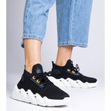 D/CEO marka niezdefiniowana Black sporty sneakers with a massive sole Sally | Shoptok.si