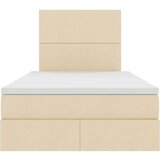  Krevet s od storage s madracem Krema 120 x 200 cm Lažna koža | shoptok.hr