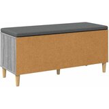  Klupa za hodnik s jastukom Sivi Sonoma 100 x 38 x 46 cm | shoptok.hr