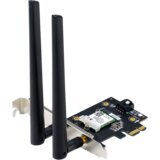 Asus PCE-AXE5400 Tri-Band WiFi 6E (802.11ax), BT 5.2, 6GHz, 160MHz, OFDMA, WPA3, 2 zunanji anteni, PCIe mrežna kartica - 90IG07I0-ME0B10 | Shoptok.si