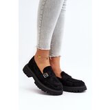 VINCEZA Black Flanila Women's Loafers with Strap | shoptok.hr