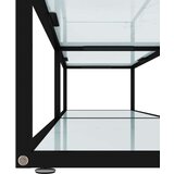 TV omarica beli marmor 200x40x40,5 cm kaljeno steklo, (20914445) | Shoptok.si