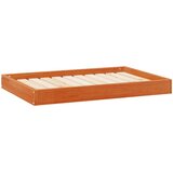 Krevet za psa Vosak smeđa 92 x 64 x 9 cm Čvrsto borovo drvo | Eponuda.ba