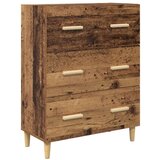  Kuhinjski ormarić Staro drvo 69 5 x 32 5 x 180 cm Konstruirano drvo | shoptok.hr