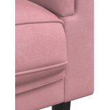  2-dijelni set sofa s jastucima ružičasti baršunasti | shoptok.hr