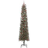 vidaXL Umjetno božićno drvce s stalakom Zelena 58 x 58 x 240 cm | shoptok.hr