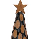 vidaXL Božično drevo z stojalom Rjava 60 cm Trdna tikovina | Shoptok.si