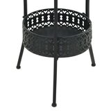 Bistro stol crni 40 x 70 cm metalni | shoptok.hr