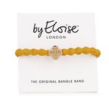 By Eloise London Metallic Gold Quatrefoil Turmeric Yellow elastika za lase | Shoptok.si