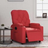  Električni naslonjač od umjetne kože crveni | shoptok.hr