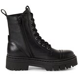Tamaris Gležnarji z vezalkami črna | Shoptok.si