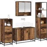 vidaXL set namještaja za kupaonicu 4 pcs staro drvo 90 x 33 x 60 cm | shoptok.hr
