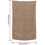  Jutene vreće 10 kom 60x105 cm 100 % juta 220 g/m² | Eponuda.com