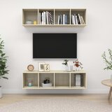  Zidni TV ormarići 2 kom boja hrasta sonome konstruirano drvo | shoptok.hr