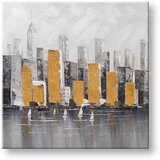  Naslikana slika na platnu mesto 1-delna 70x70 cm CFAZH6539E1 Cijene