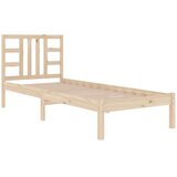  Posteljni okvir trden les 75x190 cm, (20884317) | Shoptok.si