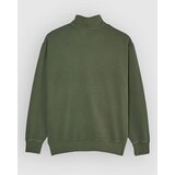 Element Lowcase Pigment Half-Zip Fleece Sweater bronze green | Shoptok.si