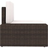  Sekcijski kavč dvosed poli ratan rjav, (20598197) | Shoptok.si