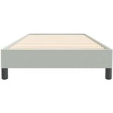 Box Spring krevet bez madracem svijetlo sivi 80x220 cm samt | shoptok.hr