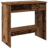 vidaXL Pisalna miza starinski les 80x40x75 cm inženirski les | Shoptok.si
