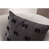 Mioli Decor Dekorativna jastučnica Tuffet, 43x43 cm, Crna | ePonuda.com