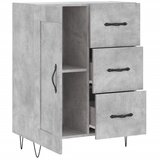  Komoda siva boja betona 69,5x34x90 cm od konstruiranog drva | shoptok.hr