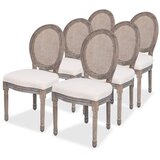 The Living Store Jedilni stoli 6 kosov krem blago - Jedilni Stol, (21662996) | Shoptok.si