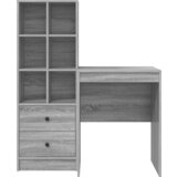 vidaXL stol s pohranom Sivi Sonoma Konstruirano drvo | shoptok.hr