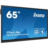 Iiyama TE6512MIS-B3AG is an exceptional 4K UHD interactive display designed by to enhance collaboration, communication, and engagement. With key features like Zero Airgap LCD screen eliminating parallax, PureTouch-IR, iiWare 10 with Android 11, WiFi TE651 | ePonuda.com