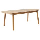 Hammel Furniture Raztegljiva jedilna miza iz masivnega hrasta v naravni barvi 100x220 cm Amalfi – Cene