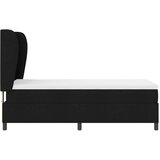  s opruga kutije s uzglavljem Crna 100 x 200 cm tkanina | shoptok.hr
