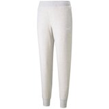 Puma Spodnji deli trenirke Essential Logo Pants Bež | Shoptok.si