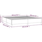  Posteljni okvir zelena 200x200 cm blago, (20685064) | Shoptok.si