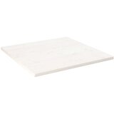 vidaXL Mizna plošča bela 90x90x2,5 cm trdna borovina Cene