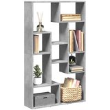  Regal za knjige boja betona 72 x 20 x 120,5 cm konstruirano drvo | Eponuda.com