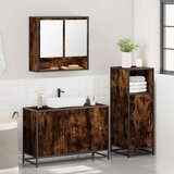  3-dijelni set kupaonskog namještaja boja hrasta drveni | shoptok.hr