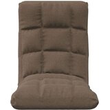 vidaXL Zložljiv talni stol taupe blago | Shoptok.si