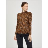 Orsay Brown Women's Patterned T-Shirt Paisy - Women | ePonuda.com