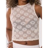 Sinsay Pleteni top s cvjetnim uzorkom | shoptok.hr