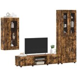  Set TV komoda s ladicama Zidne Dimljeni hrast Konstruirano drvo | shoptok.hr