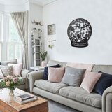 Wallity Zidna dekoracija Sretan Božić, crna Cijene